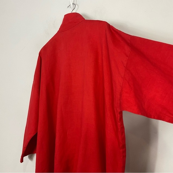 PLANET By Lauren G Linen Signature Shirt OS - Picture 10 of 10